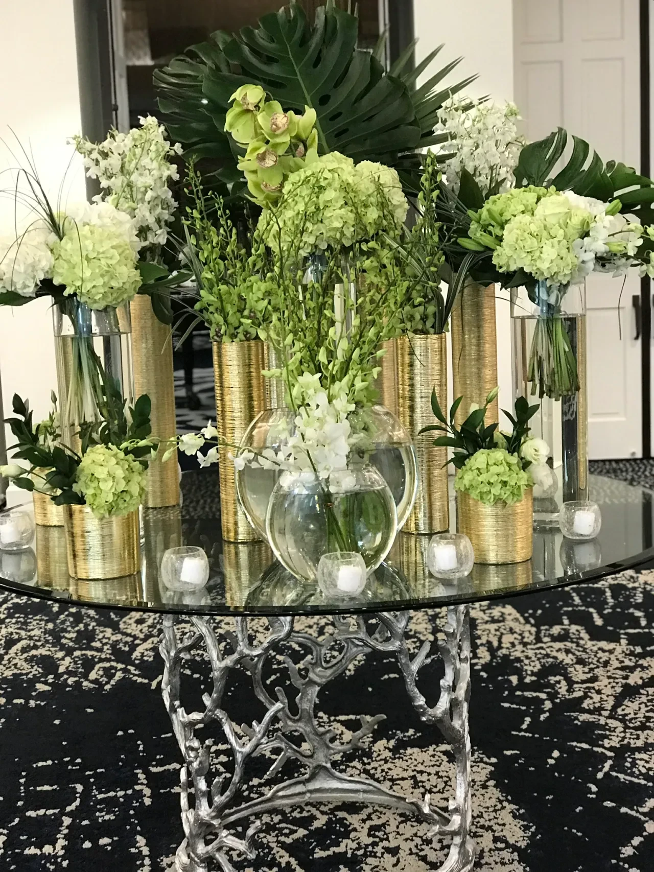 Wedding event floral design