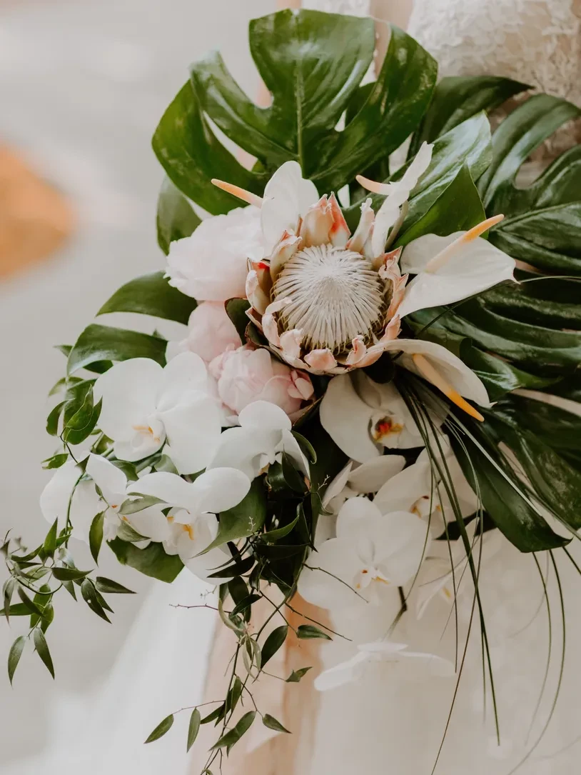 Wildflower bridal bouquet